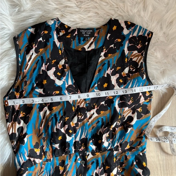 Designer Creatures of the Wind Satin Midi Dress - Picture 9 of 12